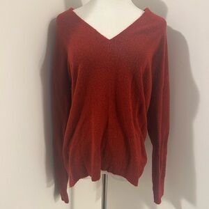 Leith long sleeve V neck sweater size xxs
